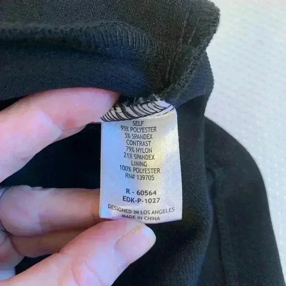 Emerald Sundae Junior Women’s 2X Sleeveless Sexy Black Evening Dress - Picture 6 of 8